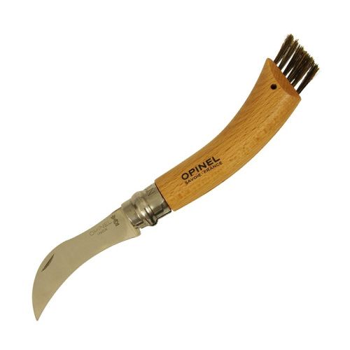 Дисплей-набор 12 шт, нож грибника Opinel №8, нержавеющая сталь, рукоять бук, 001896 фото 6